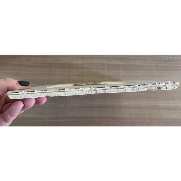 Retro Handmade Needlepoint Embroidery Flower Botanical 8x10 Matted Cottage Fairy - Picture 4 of 7